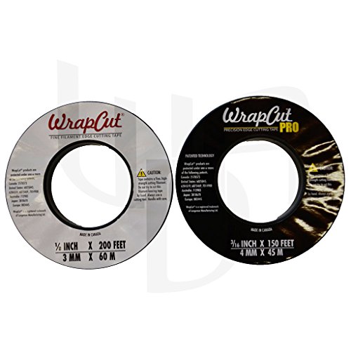 Wrap Cut Tape 60 m + Wrap Cut Pro 45 mètres 1 rouleau Cutting Découper/Tape