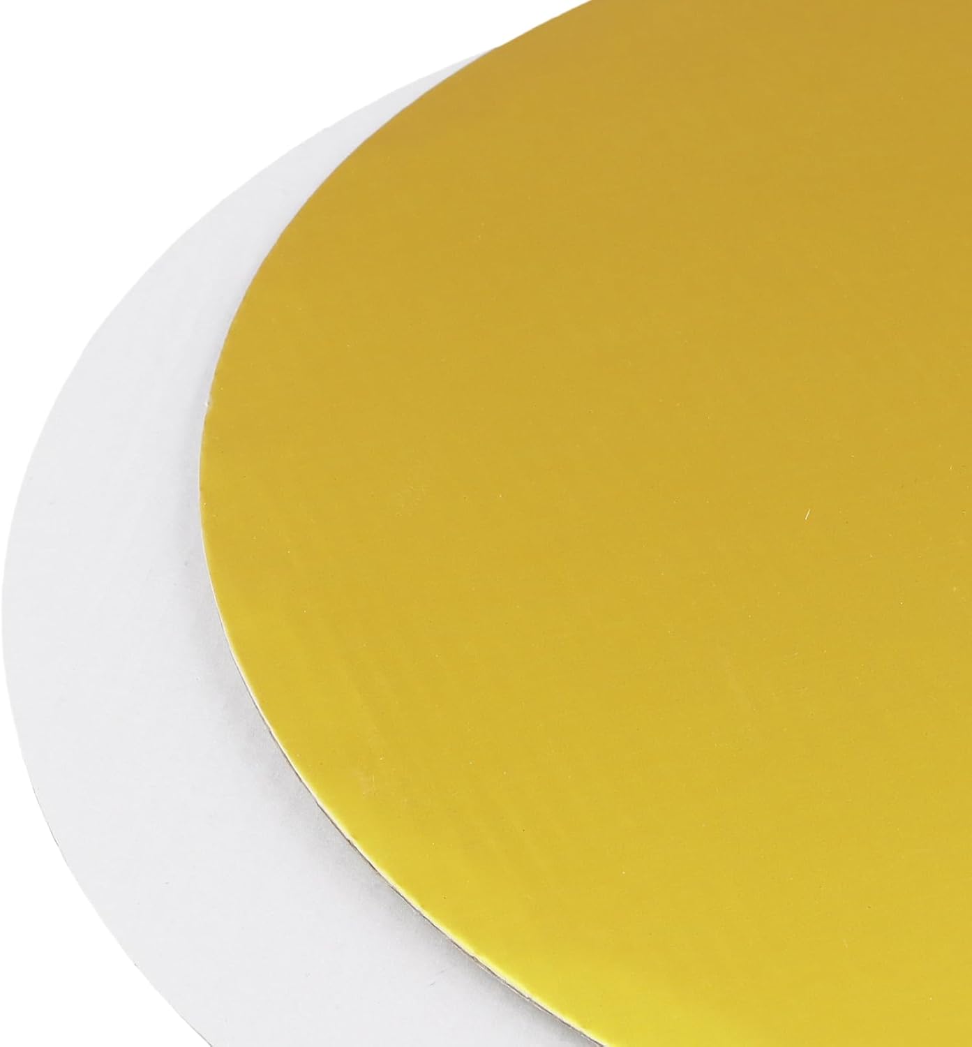 SHEUTSAN ゴールドケーキボード、12インチ円形、60ピース、パーティーウェディングデコレーション