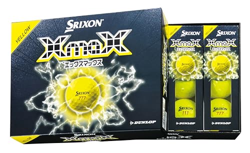 �_�����b�v(DUNLOP) �S���t�{�[�� �X���N�\�� XMAX2 2026�N���f�� 1�X���[�u���ʃp�b�N(15����) �C�G���[