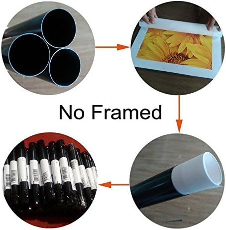 Miniatura 5 de ZL Pinturas al óleo de Navidad de Papá Noel HD para decoración de pared del hogar, arte sobre lienzo152 (sin marco, 16 x 24 pulgadas)