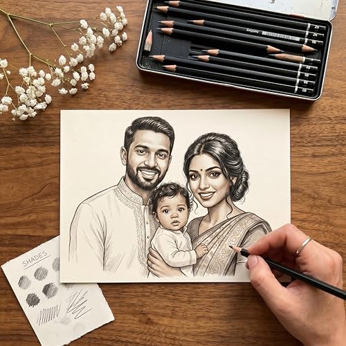 Image of PaperO A5 Sketch Loose Leaf Paper /Drawing Sheets | 140 GSM | 50 Sheets | Size (21 x 14.5 cm) | Ideal for Artists & Designers