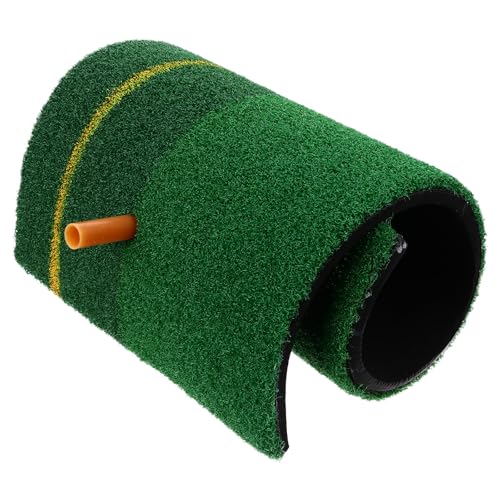 Tapis d'entraînement de golf 30x60 cm en gazon synthétique avec tee en caoutchouc