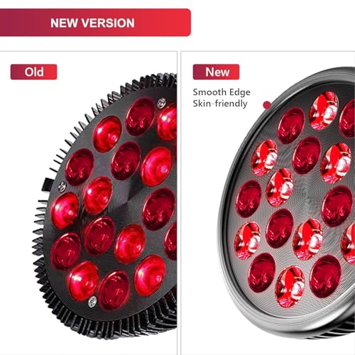 Image of wolezek Red Light Therapy Lamp, 660nm Red and 850nm Near Infrared LED
