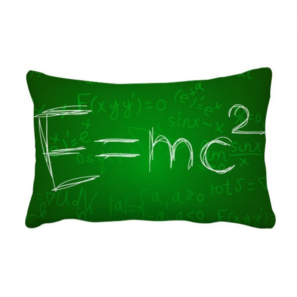 Coussin lombaire relativité sciences physiques 40x60 cm multicolore