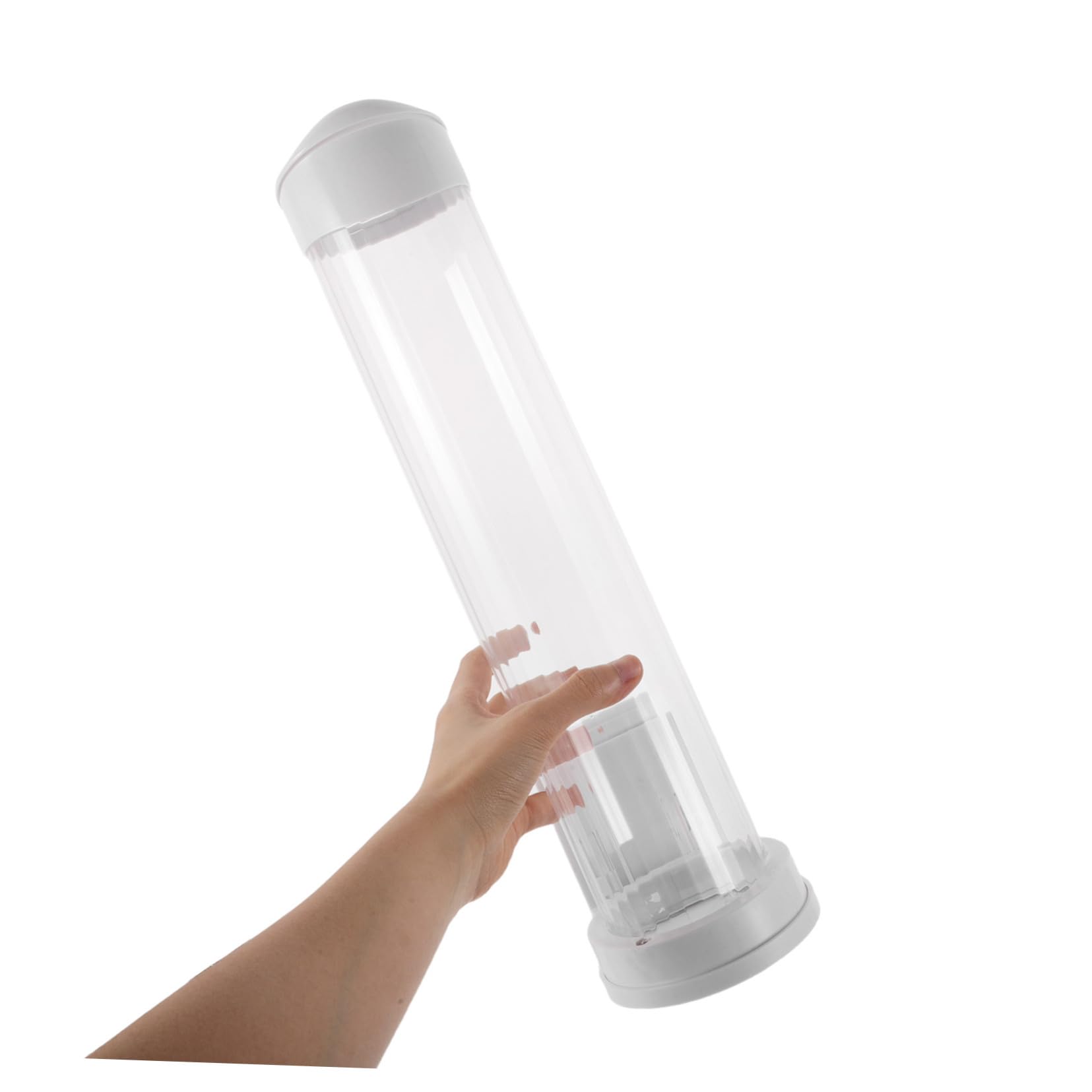 Soporte Color Conos de Plástico para Helado Blanco Diseño Aleatorio Compacto Automático y Uso Comercial en Espacios Pequeños y Mostradores