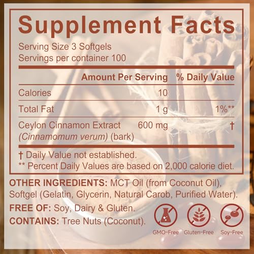 Fanshi Ceylon Cinnamon Liposomal Softgels