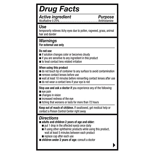 Lastacaft Once Daily Eye Allergy Itch Relief Drops, 120 Day Supply, 0.17 Fl Oz (Pack Of 2) #TOP4