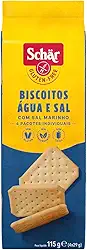 BISCOITO ÁGUA E SAL 115G - BISCOITO SALGADO LEVE S/ GLÚTEN S/ LACTOSE