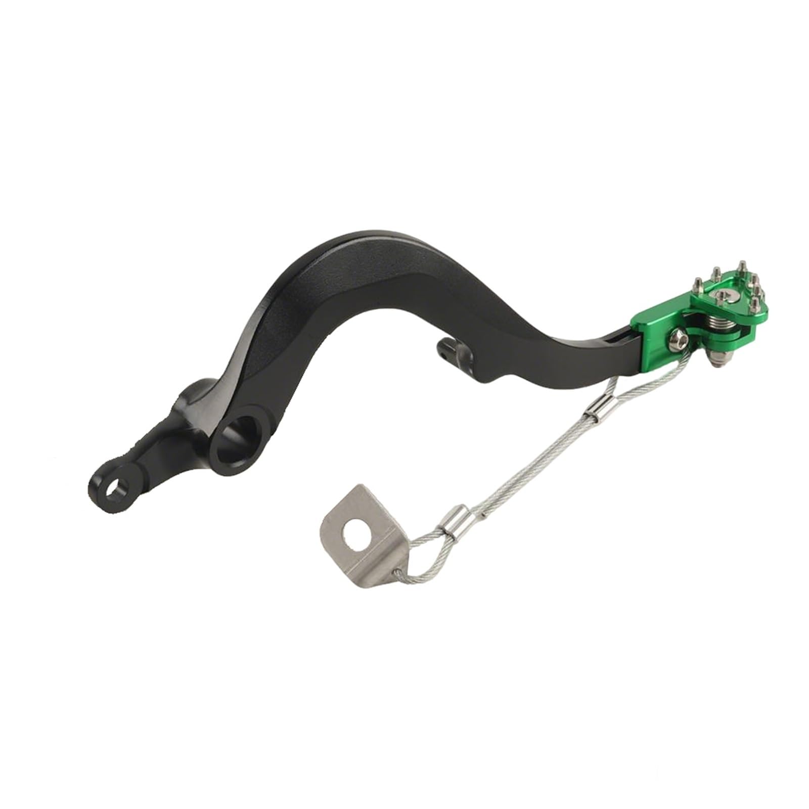 Motohmhavn Green Motorcycle Accessories Foldable Rear Brake Pedal Lever For Kx450f Kxf Kx 450 F 2006-2018 Kx450 2019 Klx450r 2008-2019