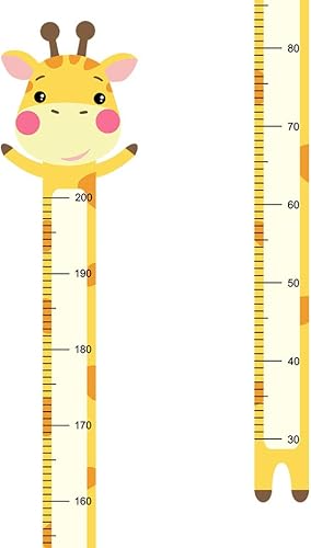 Wland - Adhesivo decorativo para pared, diseño de jirafa, 58.1 x 5.9ft, diseño de animales