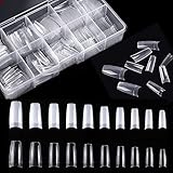 Acrylic Nail Half Tips - 1000pcs French Nail Tips Fake Nails Half Cover Artificial False Nails