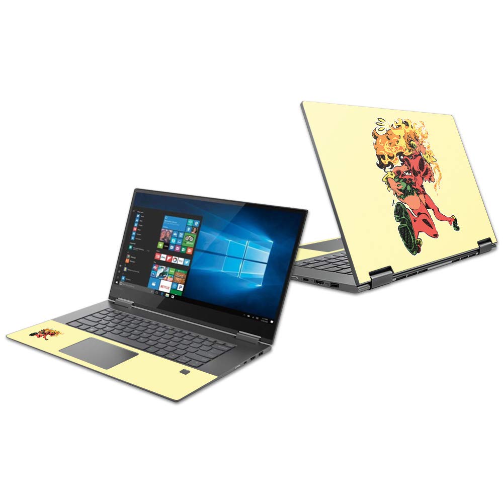 MightySkins Vinyl Decal Skin For Lenovo Yoga 730 15" (2018) - Protective Wrap With Phoenix Design - View #2