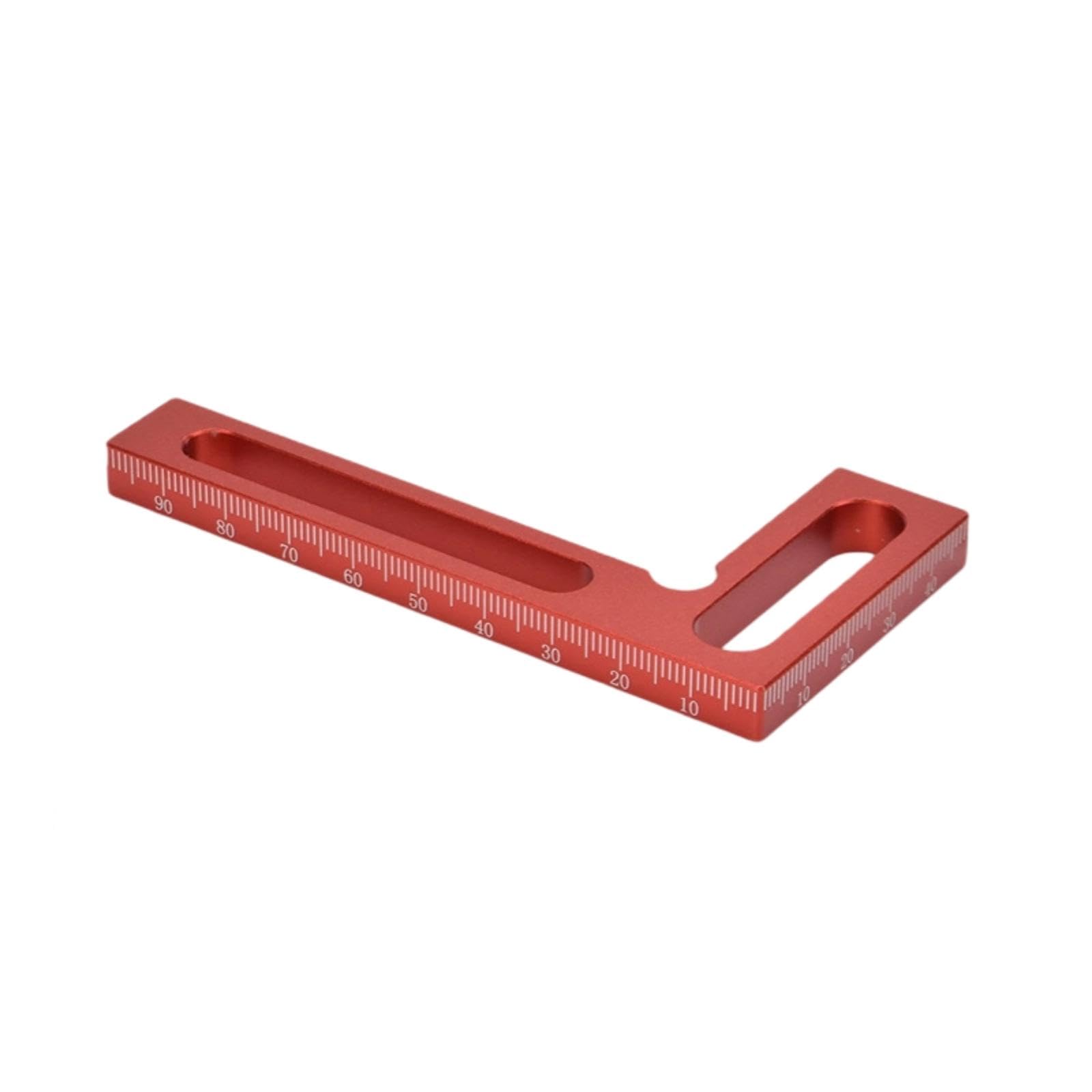 Crafting Square Aluminum Alloy Right-Angle Ruler 90-Degree L-Square Ruler for Woodworkers, Carpenters, Metalworking, Workshop Metric-image-10