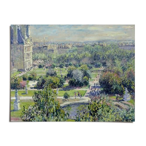 Artwork Culture View of the Tuileries Gardens in Paris - 8x10 - Claude Monet - Wall Art Print - UNFRAMED