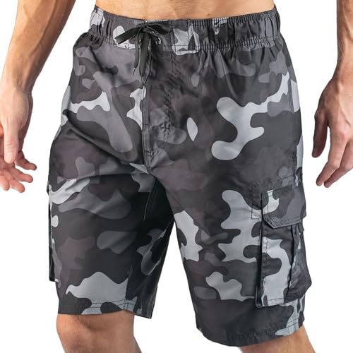 Image of Kanu Surf Mens Barracuda Swim Trunks (Regular & Extended Sizes)