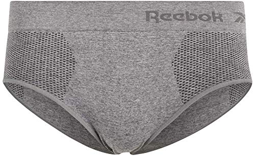 Image of Reebok Womens Hipster Panties 5 Pack Soft Stretch Underwear for Women | Moisture wicking hipster briefs with a tagless relaxed waistband Soft stretch fabric with a smooth, barely-there fit all day.