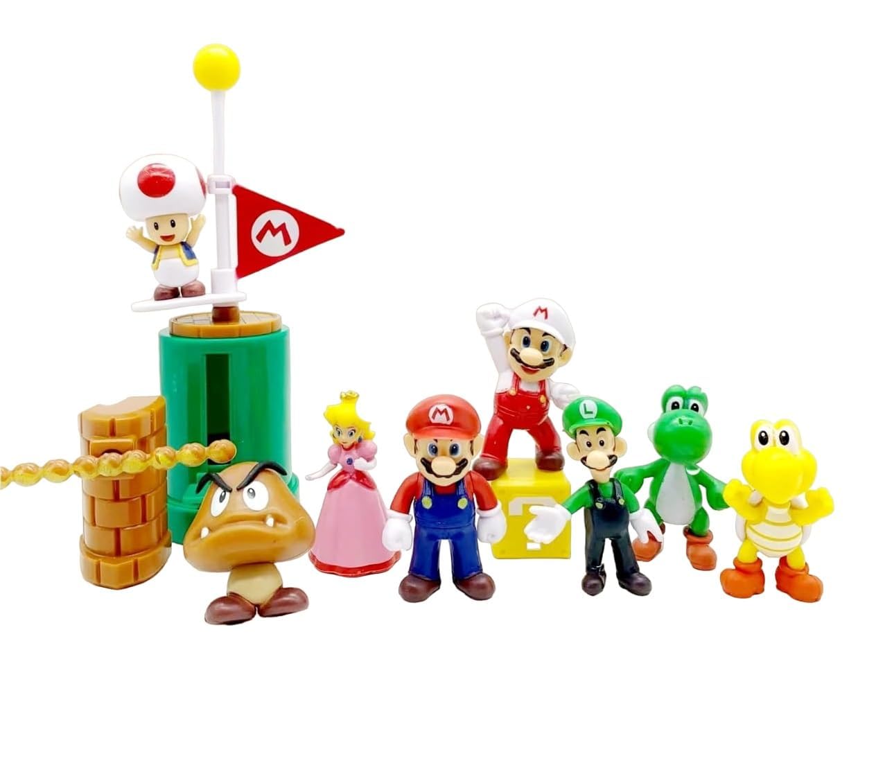RVM Toys Set of 12 Mario Brothers Action Figure 6-7 cm for Car Dashboard, Cake Decoration, Collectible and Study Table Multicolor (B0CKTG52HV) Amazon Price History, Amazon Price Tracker