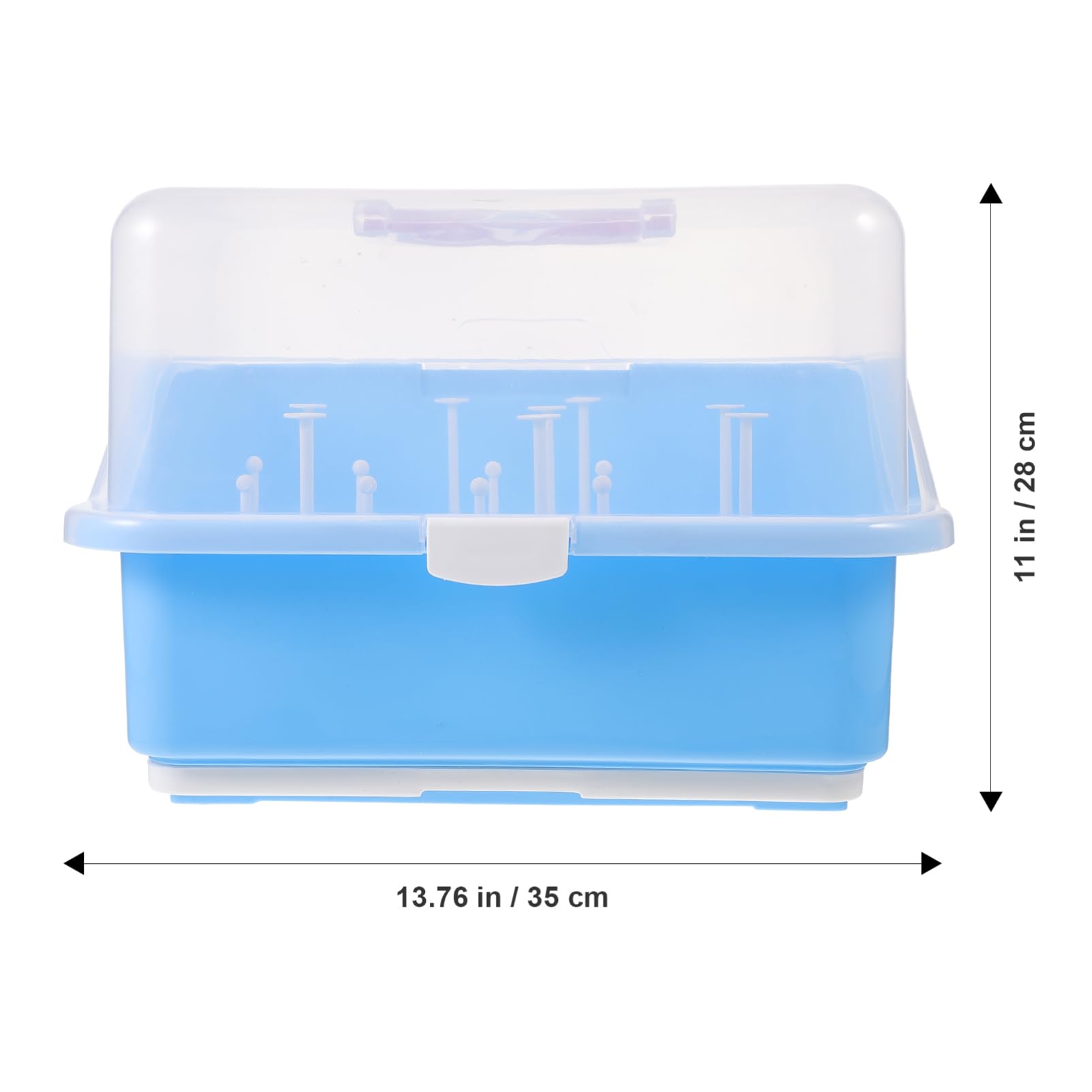 SUPVOX Boîte de Séchage pour Biberons Rangement Vaisselle Égouttoirs Biberon Couleur Aléatoire