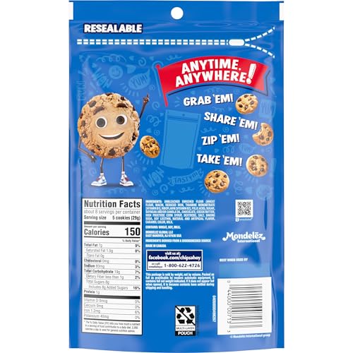 Image of Nabisco Snack Sak Mini Chips Ahoy, 226g