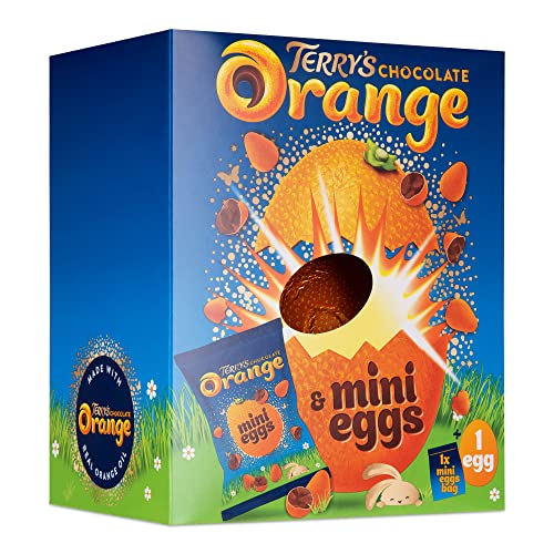 Terrys Chocolate Orange Large Chocolate Easter Egg with mini eggs bag 230g