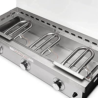 three burner griddle