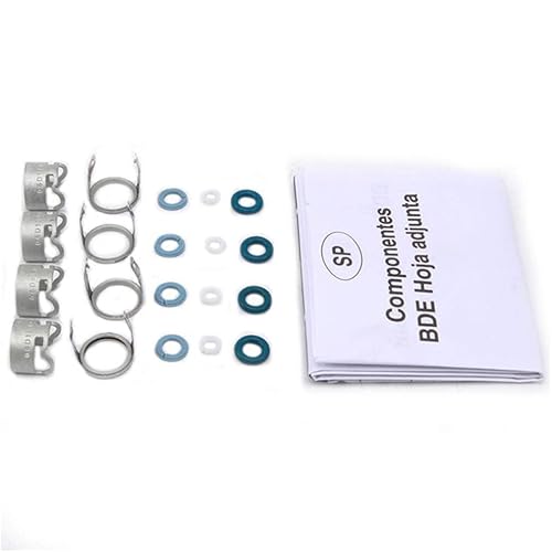Miniatura 5 de NoBrand Repuesto para inyector de combustible de 4 cilindros Kit de reparación de juntas tóricas Golf 4Motion Jetta Scirocco 06D998907