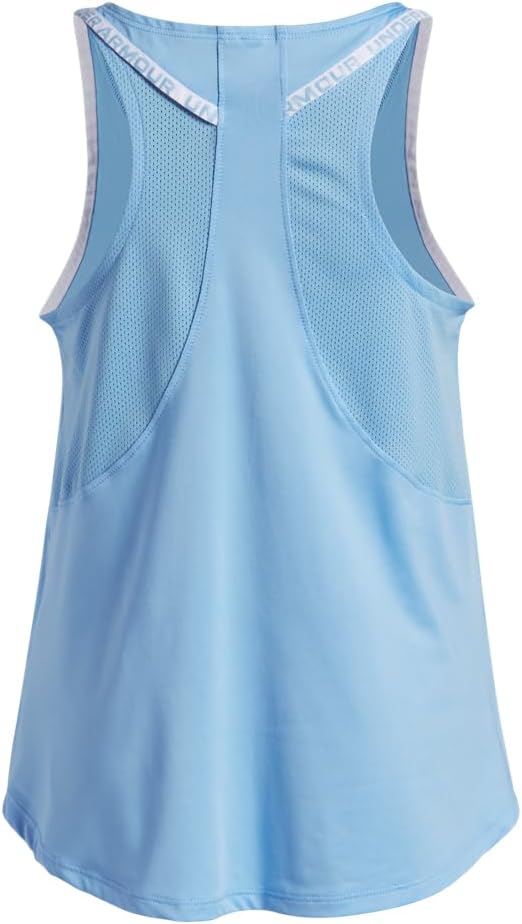 Under Armour Girls' Knockout Mesh Back Tank Top