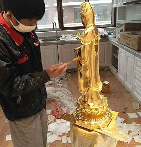 Image of UGLS Italian Gold Leaf Sheets Warq - Golden Foil Paper for Gilding, Resin Art, Decoration Crafting, Maysur Paintings, Arts Crafts, Nail Deco (50 Sheets)
