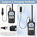 ABBREE Marine Radio VHF Handheld Radio Floating IP67 Waterproof MR-25 Long Range Noise Cancelling Mic Walkie Talkie NOAA Weather,LCD Display Vibration Water Draining Two Way Radio for Boat,2Pack
