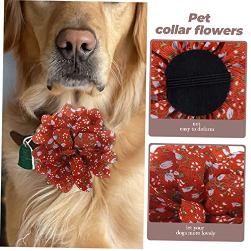 BESPORTBLE 50stücke Teiliges Hundekragen Blumen Dekorationen Leichte Pet Charms Für Geburtstag Weihnachten Halloween Für Fotoshootings Und Kostüme Bunte Farben Für Hunde Und Welpen