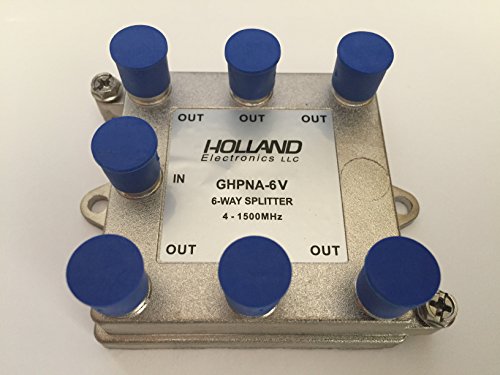 Splitter IPTV RF Broadband 6-Way HomePNA Tested & Certified for Applications on U-Verse Networks