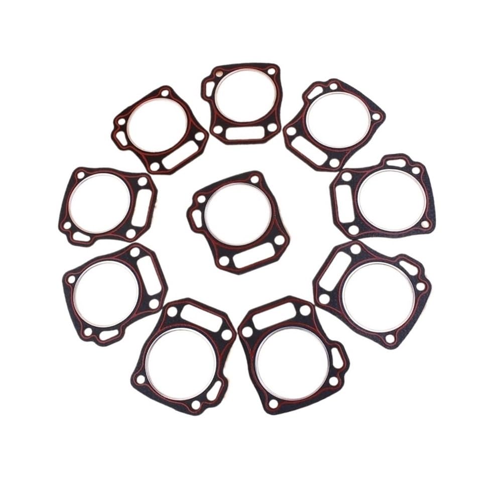 Lot de 10 joints de culasse de 70,5 mm d'alésage, compatibles avec les moteurs 160, 200, 170F et 168F, les générateurs et les tondeuses à gazon.