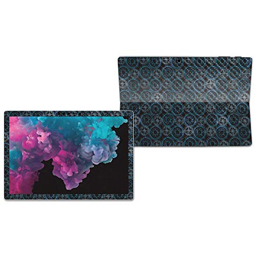 Image of MIGHTY SKINS MightySkins Carbon Fiber Skin for Microsoft Surface Pro 6 - Compass Tile | Protective, Durable Textured Carbon Fiber Finish | Easy to Apply, Remove, and Change Styles | Made in The USA