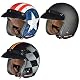 Rueger Helm RC-583 Jethelm für Motorrad und Roller