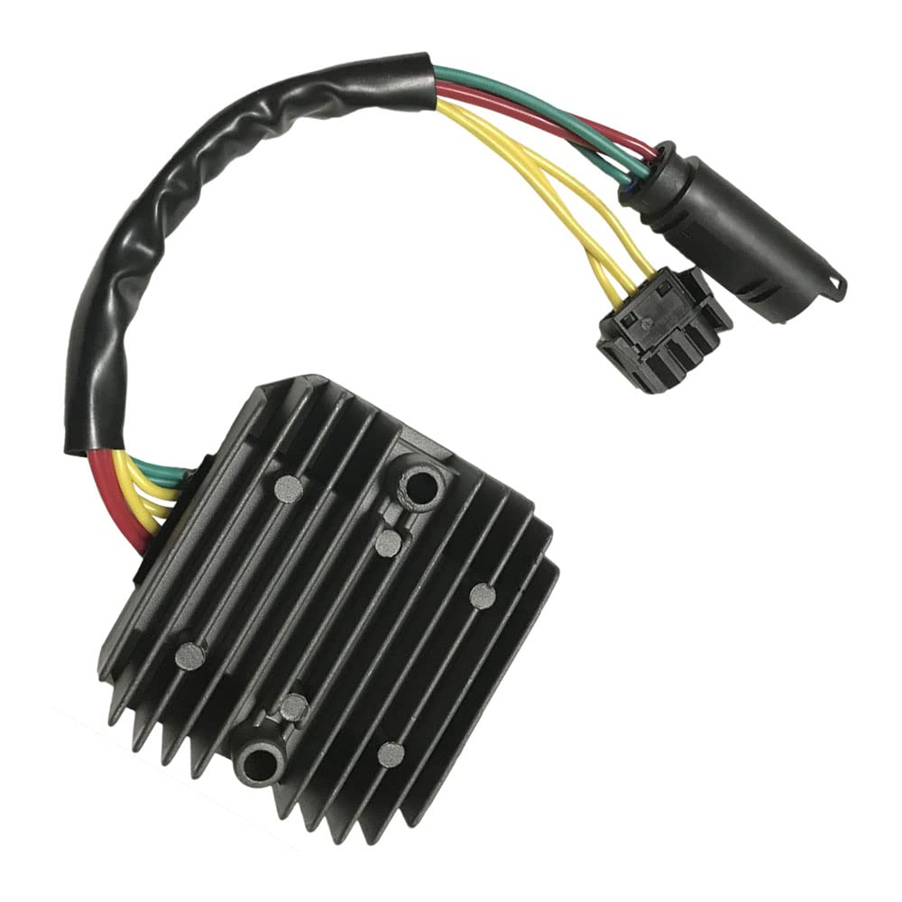 MACHSWON Regulador de voltaje rectificador para motocicleta, 61312346550/61317707943, Compatible con B/M*W F650CS F700GS F800GS F800R G650GS G650X K15, Cable largo