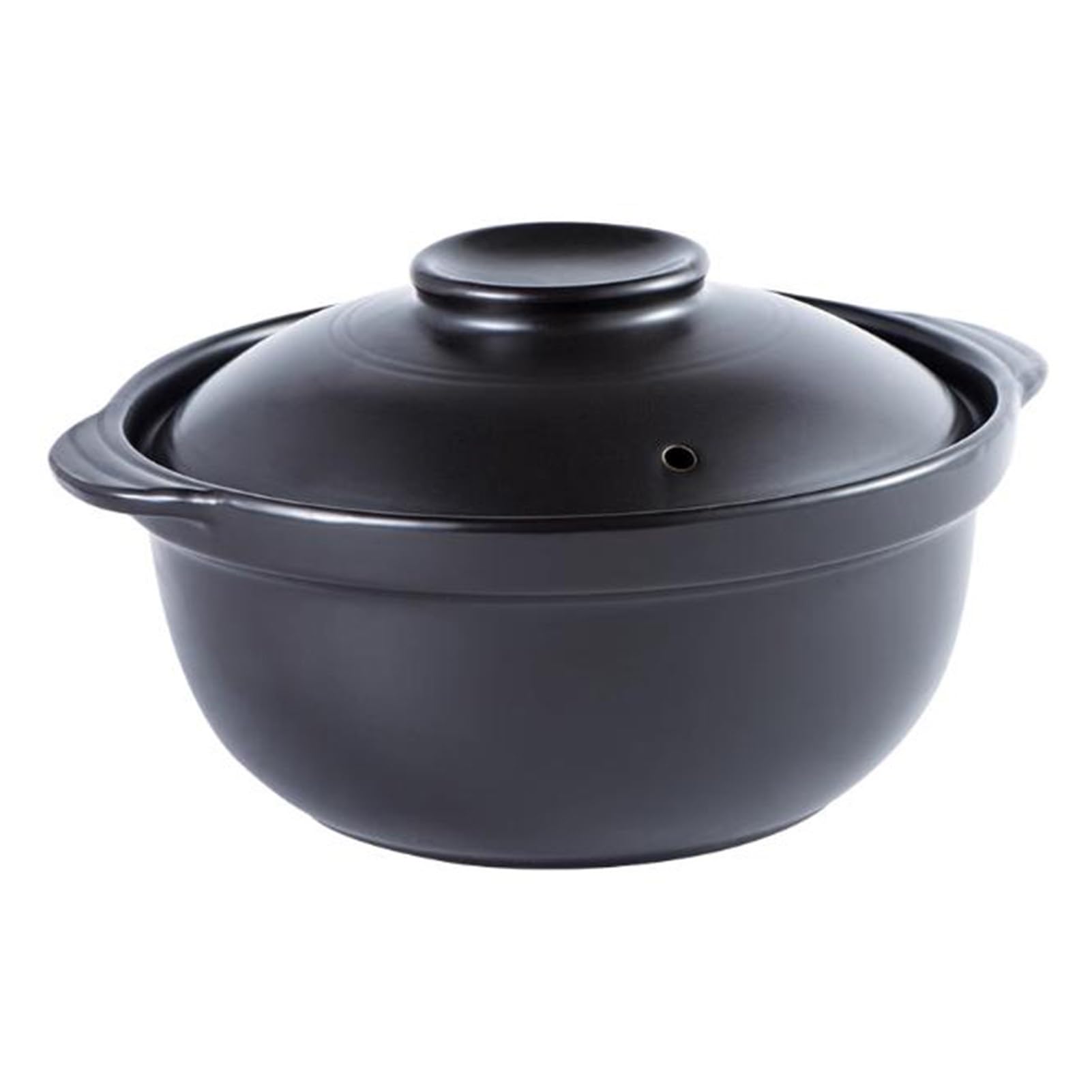 Keramik-Hot Pot, Antihaft-Ton-Kochtopf, hitzebeständiger Kasserolle mit Deckel, runder Steingut-Topf für Eintopf, Suppe, Nudeln, 6,5 l