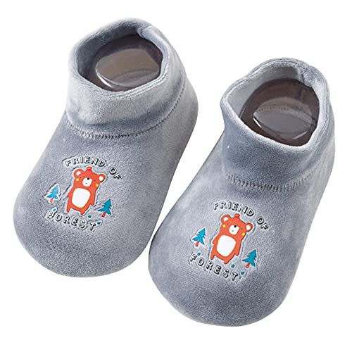 Prewalker First Walkers Girl Shoes Toddler Warm Non-slip Boy Floor Fleece Socks Baby Toddler Boy Winter Shoes