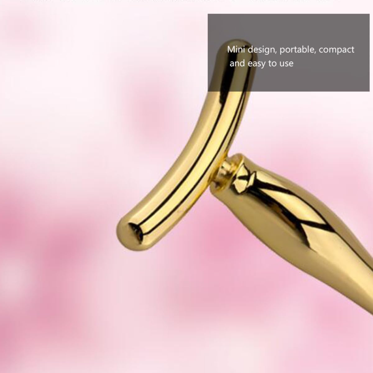 Rodillo Compacto de Zinc Ojos Masaje de para Dorado de Aleación y Funcional para Reducir Edema Kit Adecuado de Cuidado Facial para Mujeres
