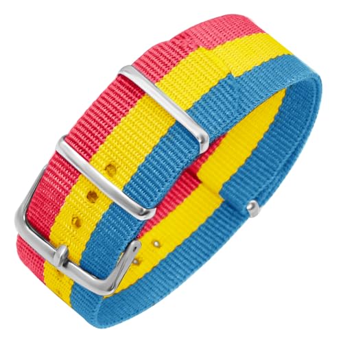 Nanafast LGBT Rainbow Wristband for Women Men - Adjustable Pride Bracelet for Gay Lesbian Bisexual Nonbinary Asexual - LGBTQ Pride Accessories-Pansexual 1pc