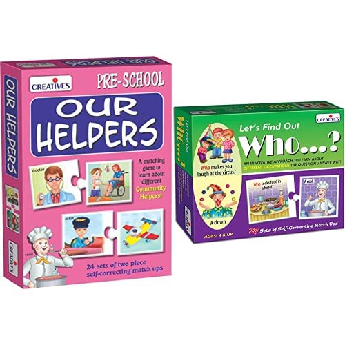 Image of Creative Educational Aids P. Ltd. 0630 Our Helpers & Let's Find Out- Who? Combo