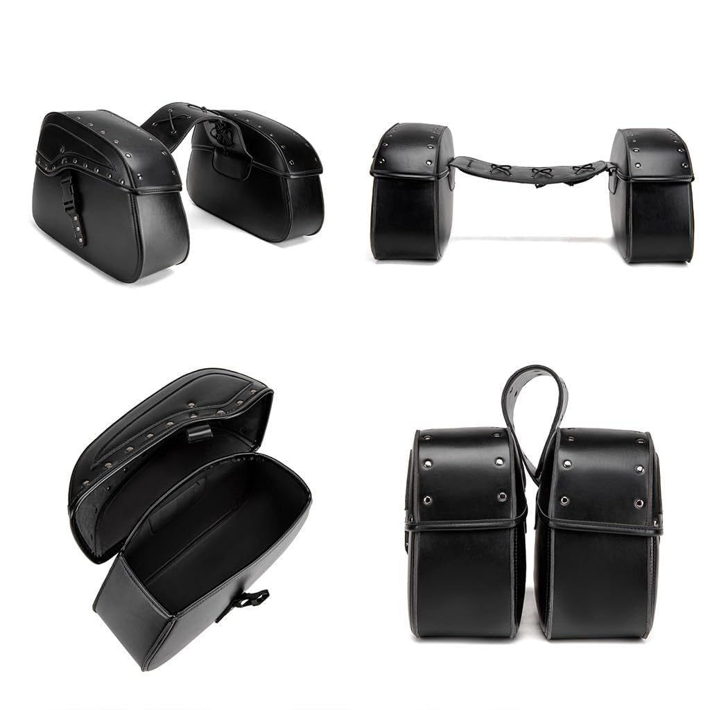Sacoche Moto pour Kawasaki Versys650 Versys 650 Vulcan 650 S – Sacoche de Selle Arrière Imperméable, Sacoche Latérale/Valise Moto, Accessoires Moto, Facile à Installer,B