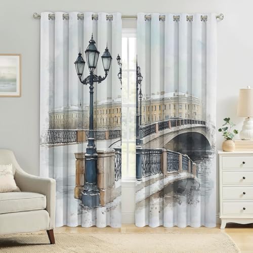 【Materiale durevole e facile manutenzione】 Tende oscuranti in poliestere morbido e resistente, lavabili in lavatrice a basse temperature. Mantengono forma e colore nel tempo, facili da stirare, pratiche per un utilizzo quotidiano in soggiorno e camera da letto