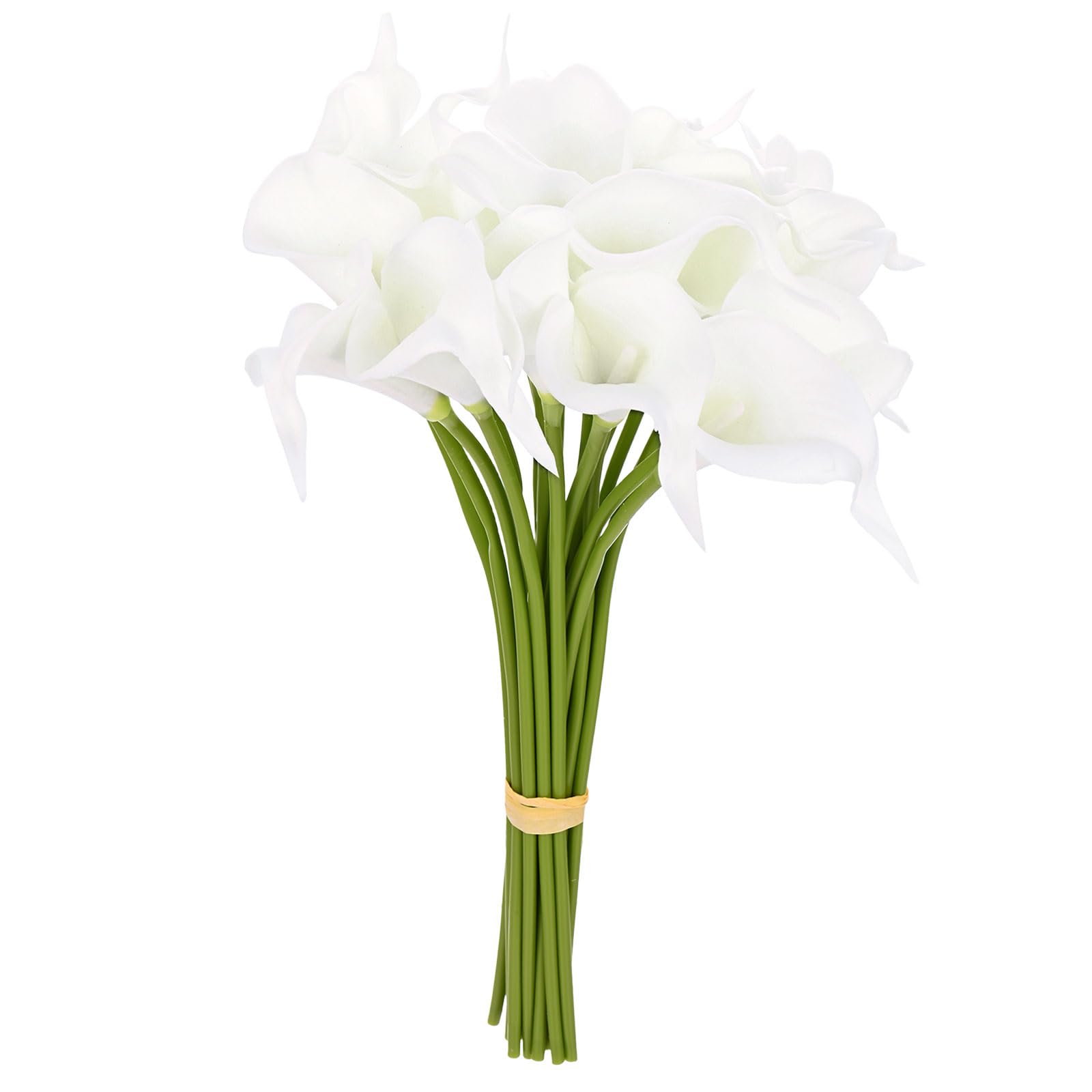 M METERXITY 20-Pack Artificial Calla Lily Flowers 14in, Beige