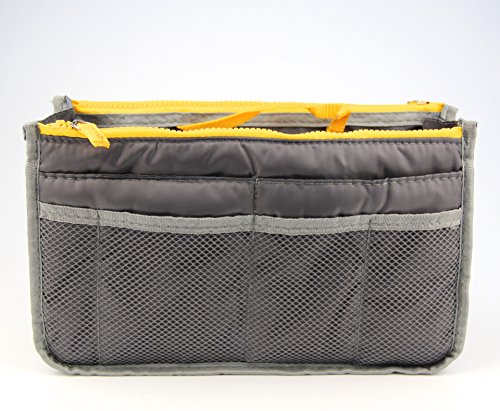 RayLineDo® 2X Pack Ladies Tidy Travel Insert Handbag Cosmetic Organiser Purse Large Liner Make-up Bag Pouch