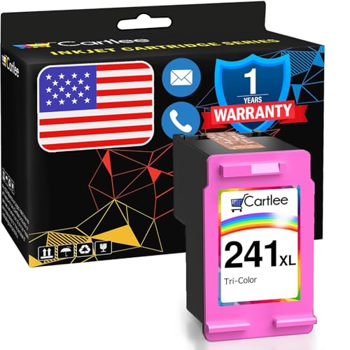 Cartlee Remanufactured Ink Cartridge Replacement for Canon CL-241XL...
