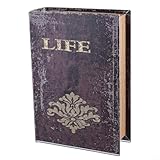 CYRENT Unverwechselbare Vintage-Deko-Bücher, Bastelarbeiten, Einrichtungsgegenstände zum Präsentieren auf Regalen oder Tischen, zeitlose Ergänzung zur Heimdekoration (mittelgroß)