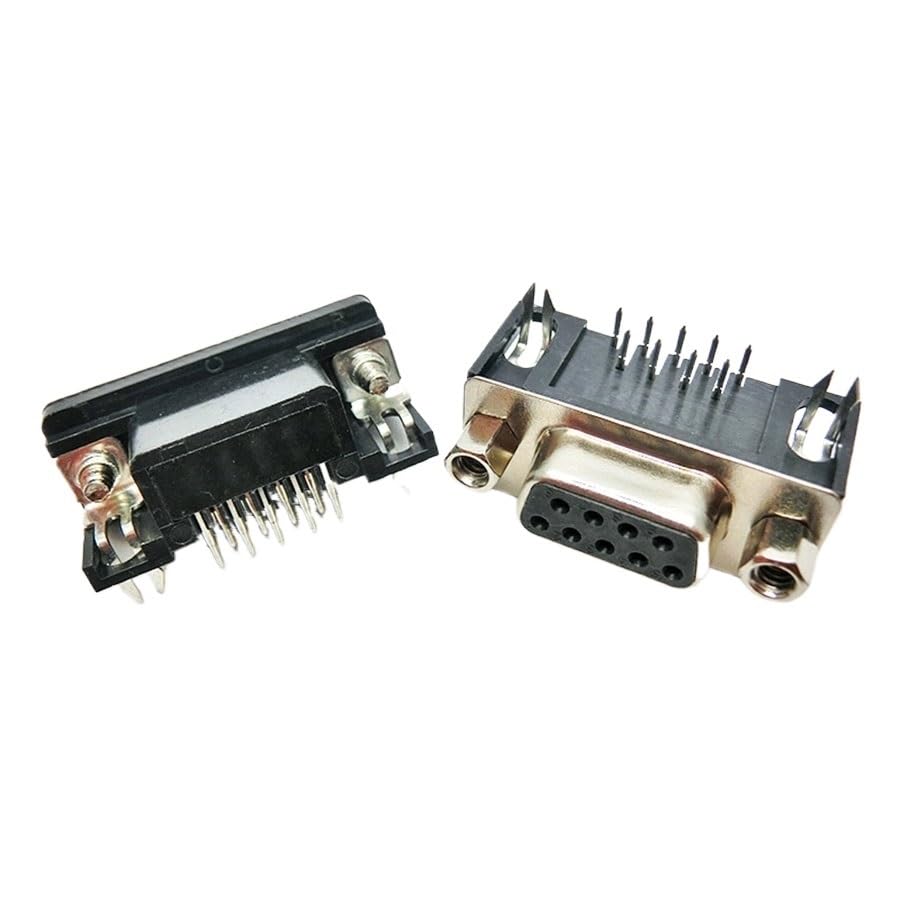 Connecteur femelle DR9 DB9 RS232 anti faux-contact pour soudure de câbles