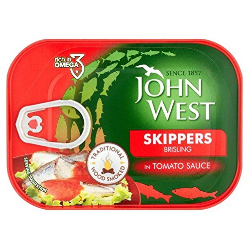 John West Skippers Brisling in Tomato Sauce 106g - Pack of 2