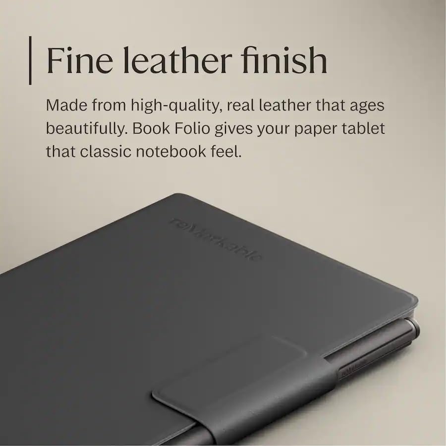 Image of Remarkable Paper Pro Move 7.3 inch Tablet eReader - Black - Bundle of 3 Items Tabler, Case and Marker Plus
