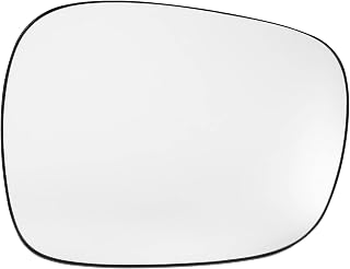 ACROPIX Car Rearview Passenger Side Heated Mirror Glass Replacement W/ Backing Plate Fit for BMW X3 - Pack of 1 White Glass